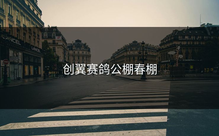 创翼赛鸽公棚春棚